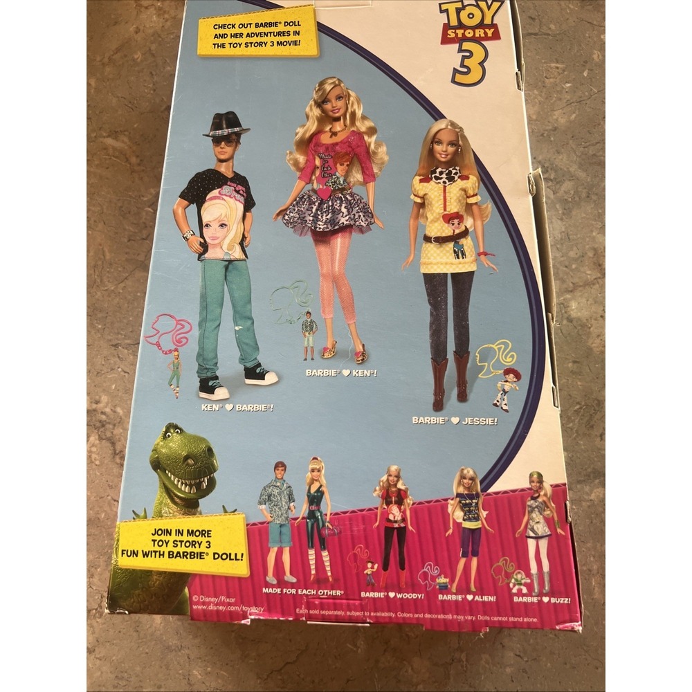 2009 Barbie Loves Ken Toy Story 3 Doll with Ken Keychain - Picture 7 of 8